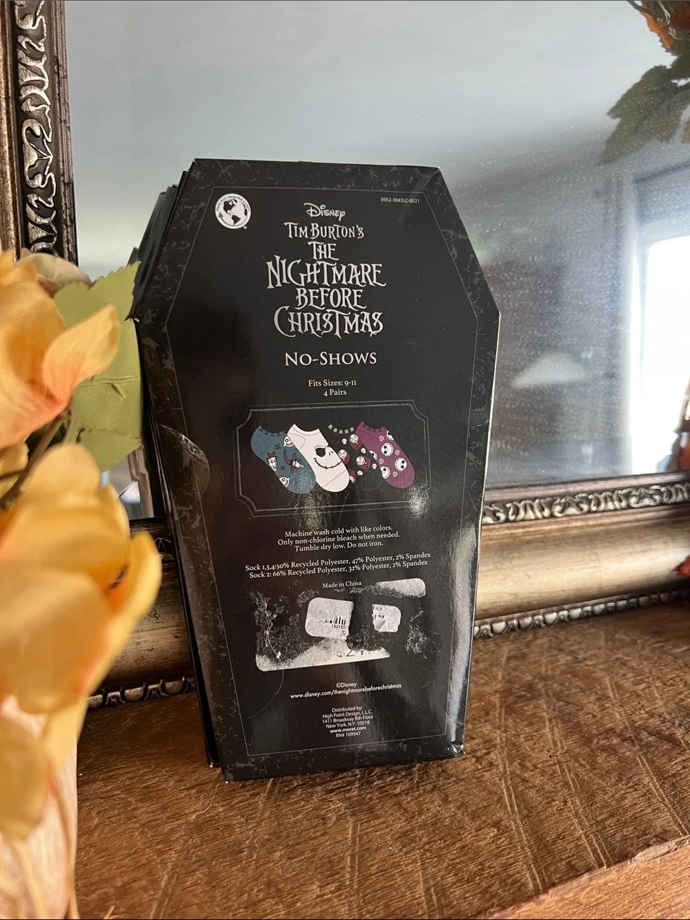 Disney The Nightmare Before Christmas No-Show Socks